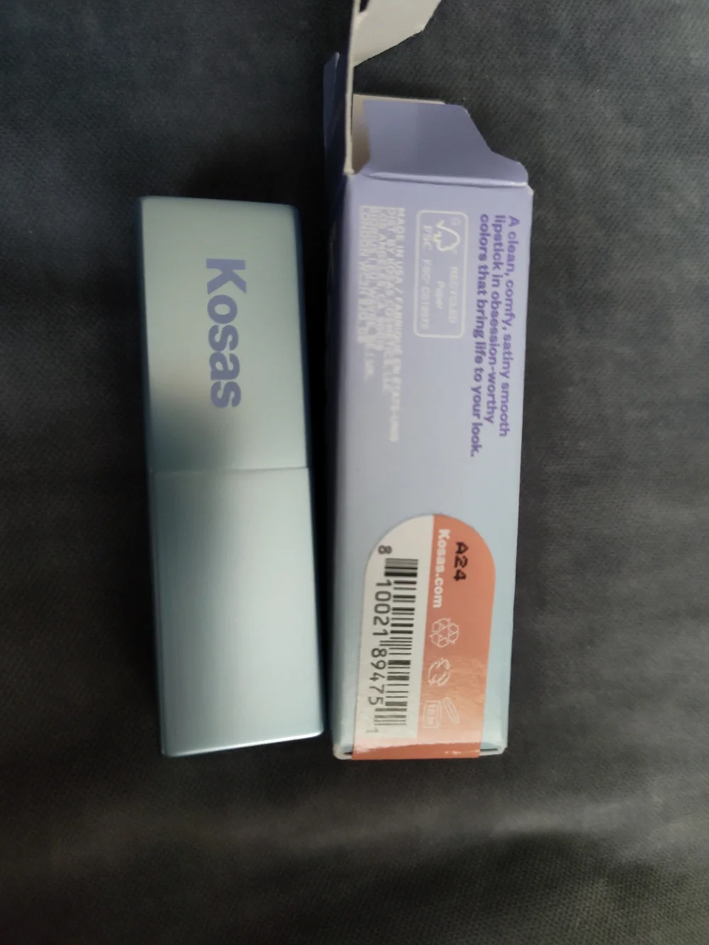 Kosas Lip Color — Nude Peachy Brown